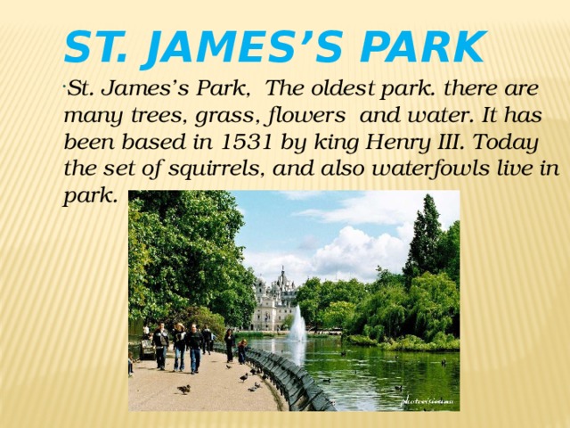 St. James’s Park