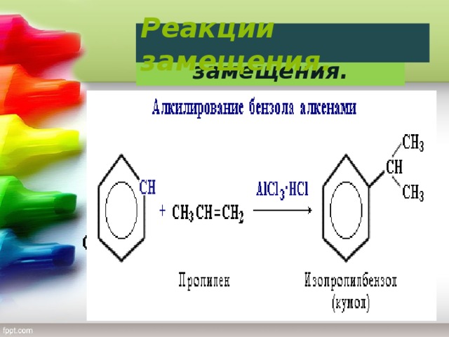 Химическая реакция замещения рисунок