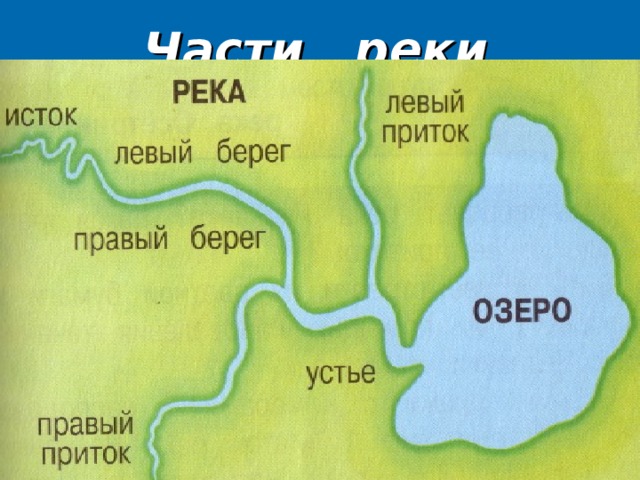 Части  реки