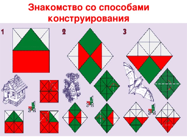 Знакомство со способами конструирования