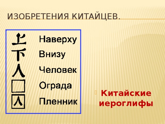 изобретения китайцев .