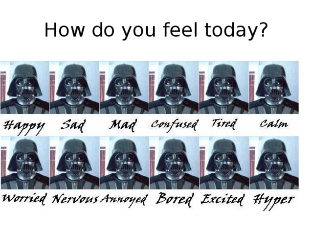How do you feel today?