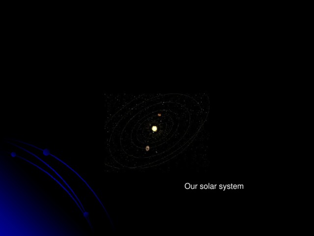 Our solar system