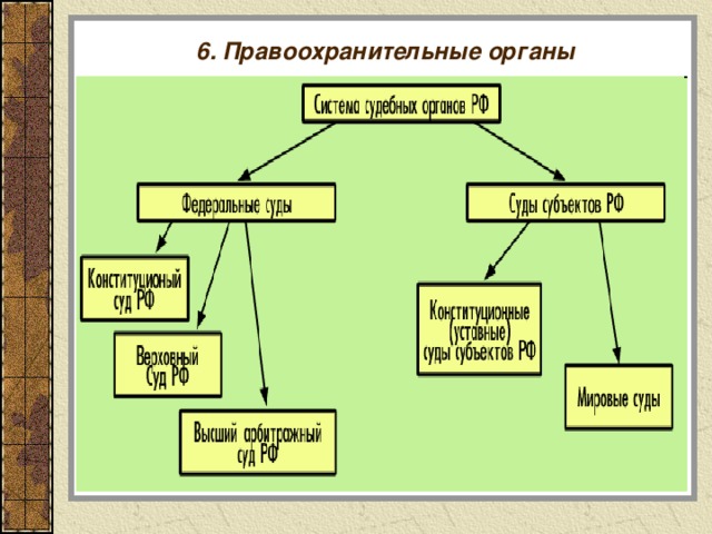 6. Правоохранительные органы