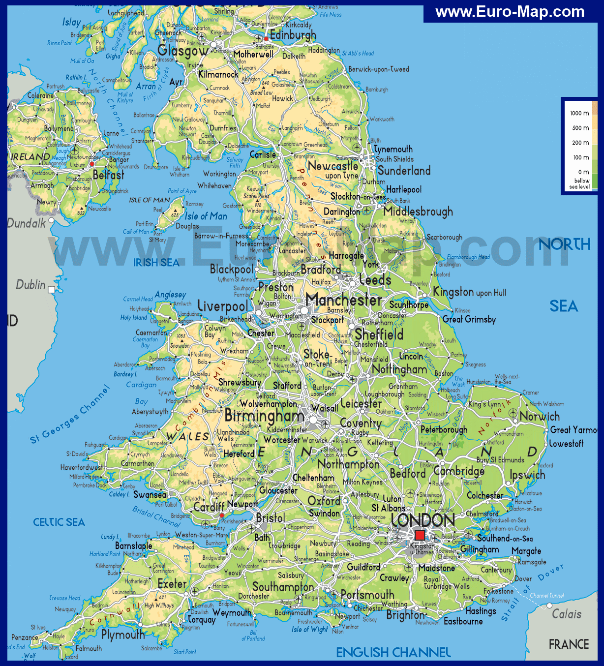 Britain на русском. Англия на карте. Карта Великобритании. Карта Англии на английском. Физическая карта Великобритании.