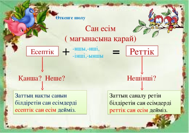 Хан есім презентация