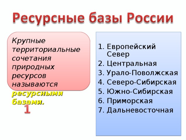 Европейский Север Центральная Урало-Поволжская Северо-Сибирская Южно-Сибирская Приморская Дальневосточная