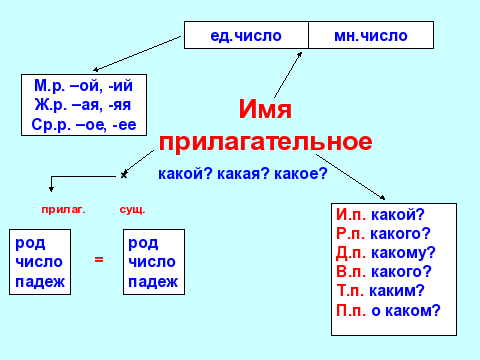 Презентация по русскому языку части речи