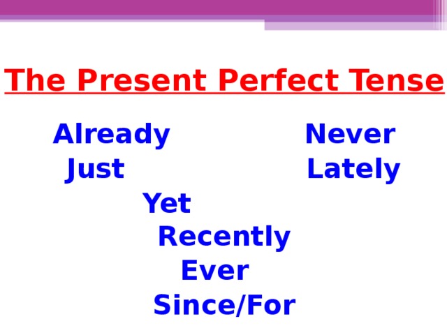 Present perfect with ever never. Present perfect ever never правило. Ever в презент Перфект. Present perfect Tense since for. Since for present perfect.