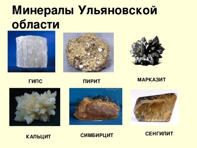 Какими полезными ископаемыми богата ваша местность. Полезные ископаемые Ульяновской области. Горные породы и минералы. Минералы Ульяновской области. Какие полезные ископаемые добывают в Ульяновской области.