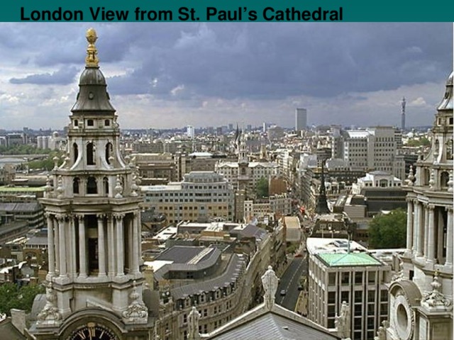 London View from St. Paul’s Cathedral