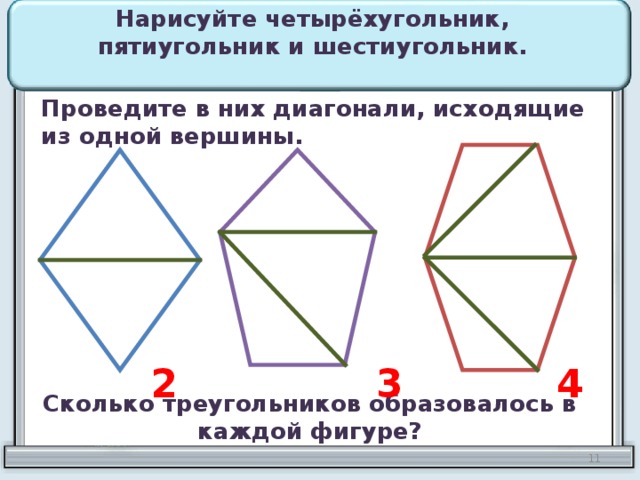 Многоугольник изображенный на рисунке разделили отрезками на пятиугольники не добавляя новых вершин