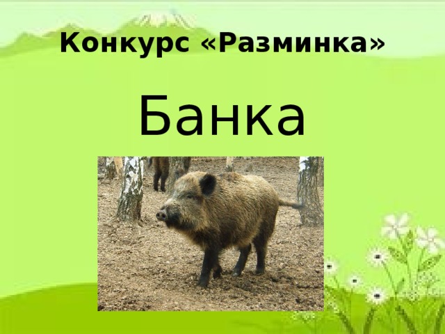 Конкурс «Разминка» Банка