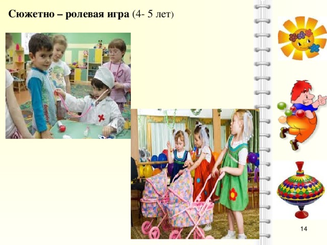 Сюжетно – ролевая игра (4- 5 лет )