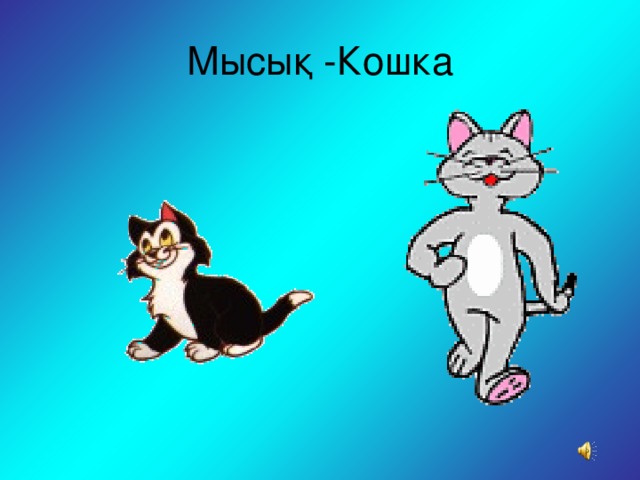 Мысық -Кошка