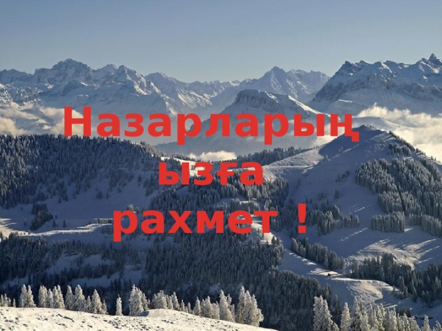 Назарларыңызға рахмет !