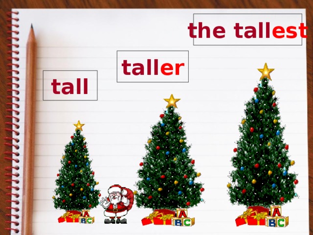 the tall est tall er tall