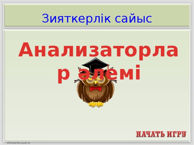 Зияткерлік сайыс Анализаторлар әлемі