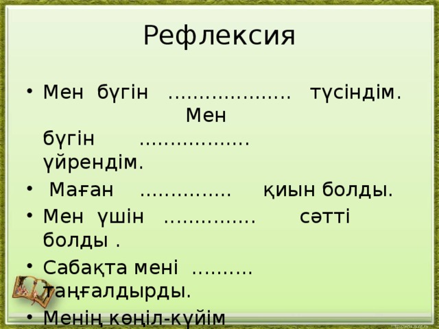 Рефлексия