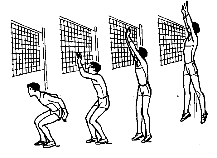 Игра нападающего волейбол