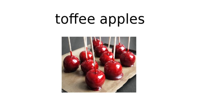 toffee apples