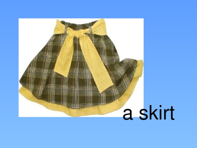 a skirt