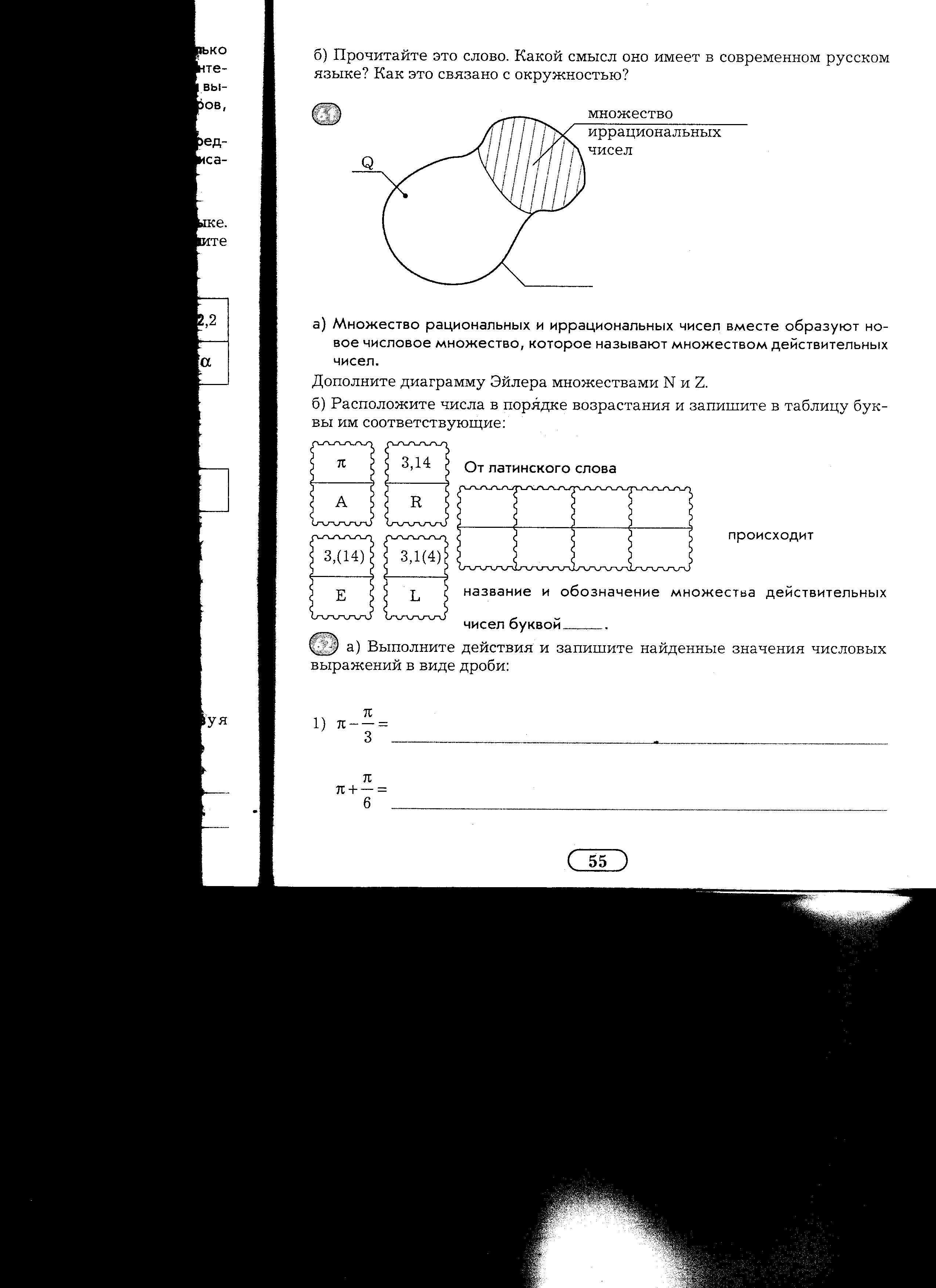 Конспект урока математики в 8 классе 