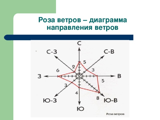 Роза ветров – диаграмма направления ветров