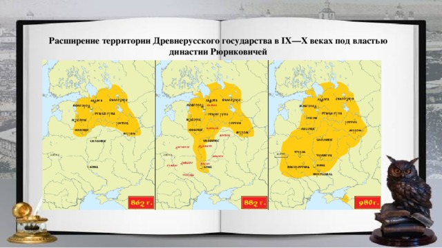 Расширение территории Древнерусского государства в IX—X веках под властью династии Рюриковичей