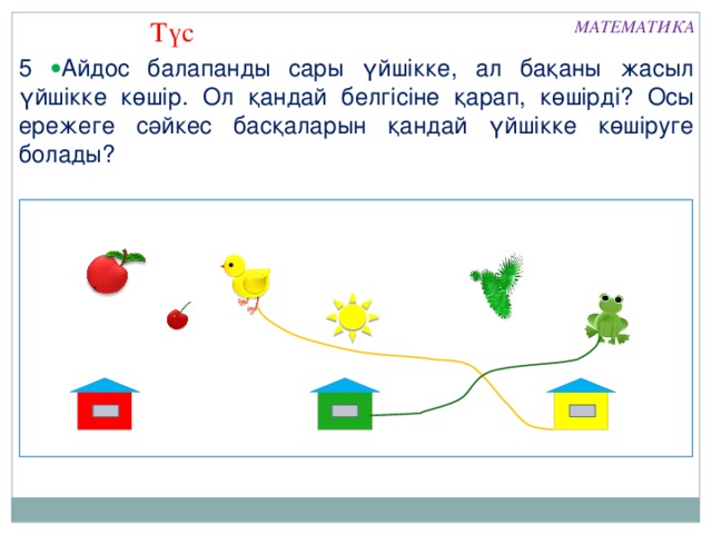 Түс МАТЕМАТИКА 4   Гүлдер қандай белгілері бойынша отырғызылған? 7 7 7  Әр топтағы гүлдер саны қанша?