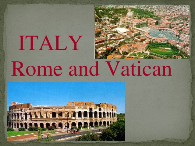 ITALY. Rome and Vatican