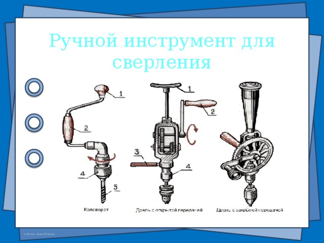 Ручной инструмент для сверления