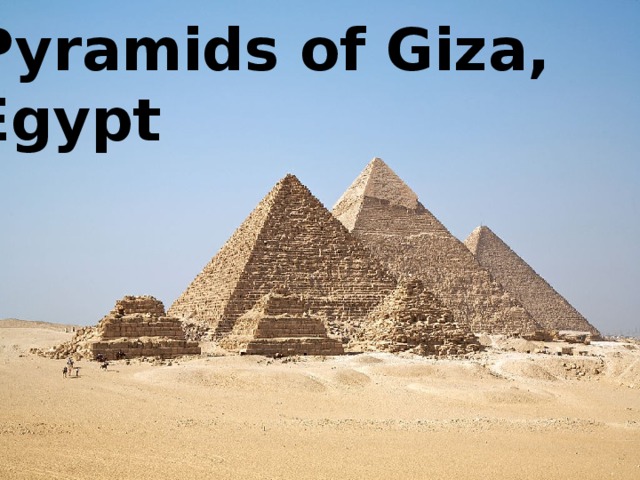 Pyramids of Giza, Egypt 