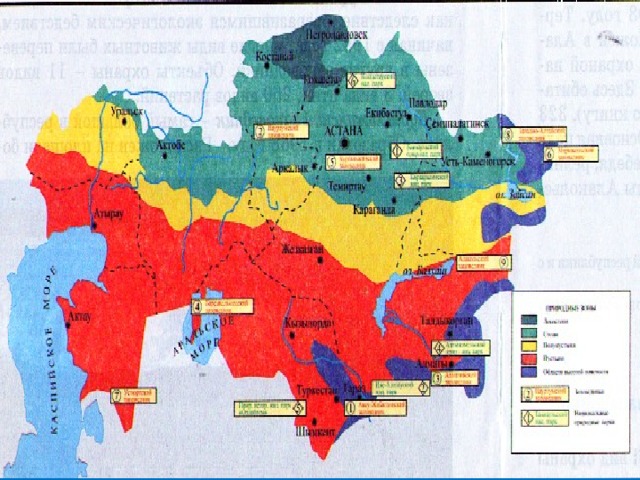 План характеристики казахстана