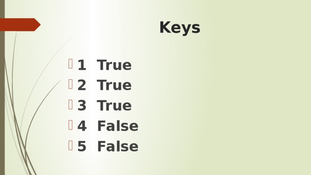 Keys