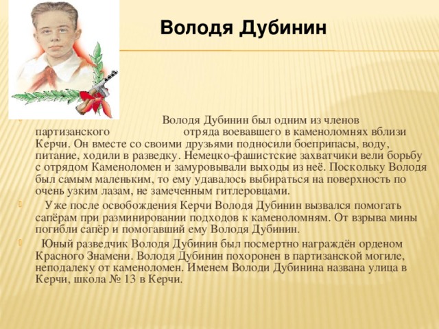 Володя Дубинин