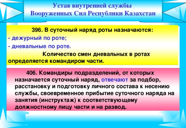 Относятся ли графики заступления на службу в наряд к планирующей документации планам