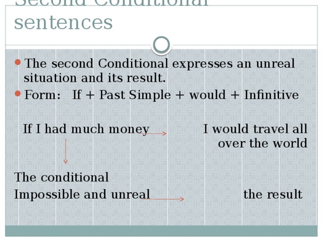 Second conditional sentences