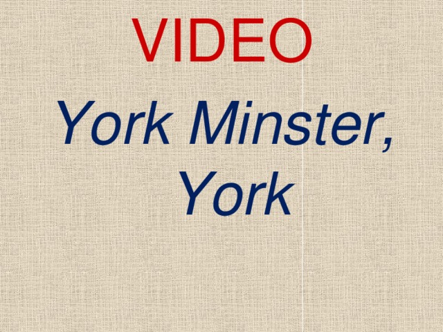 VIDEO York Minster, York