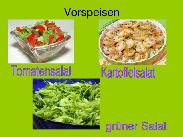 Vorspeisen