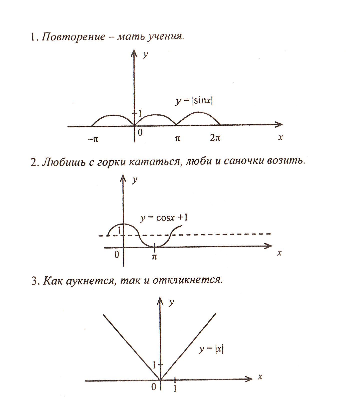 Диаграмма по пословице