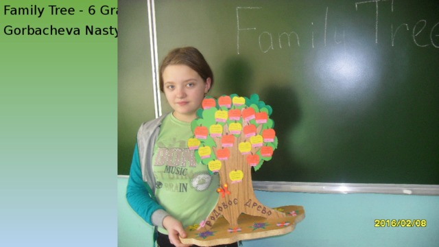 Family Tree - 6 Grade Gorbacheva Nastya