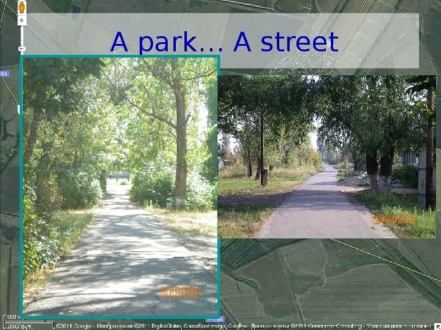 A park… A street