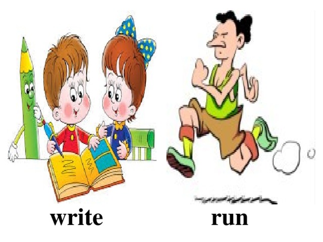 write  run