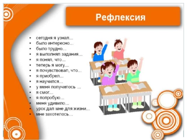 Рефле́ксия —  это  обращение внимания субъекта на самого себя и на своё сознание, в частности, на продукты собственной активности, а также какое-либо их переосмысление.