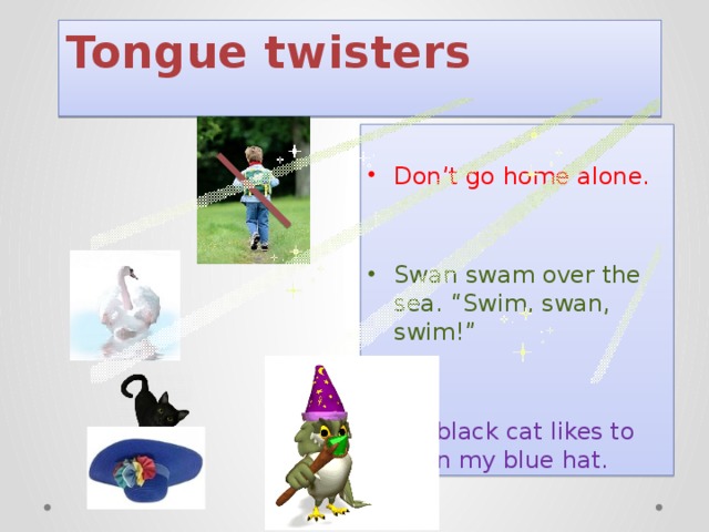 Tongue twisters