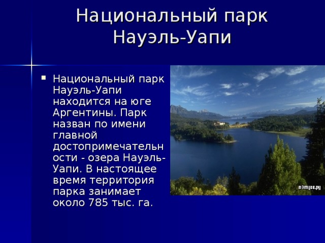 Национальный парк Науэль-Уапи