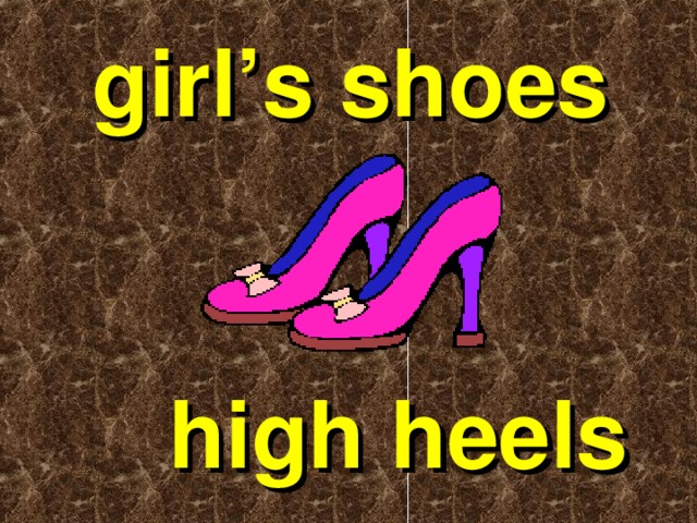 girl’s shoes high heels