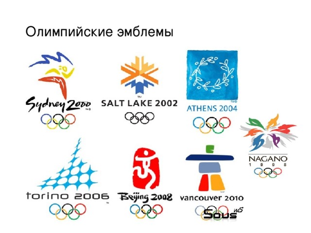 Олимпийские эмблемы