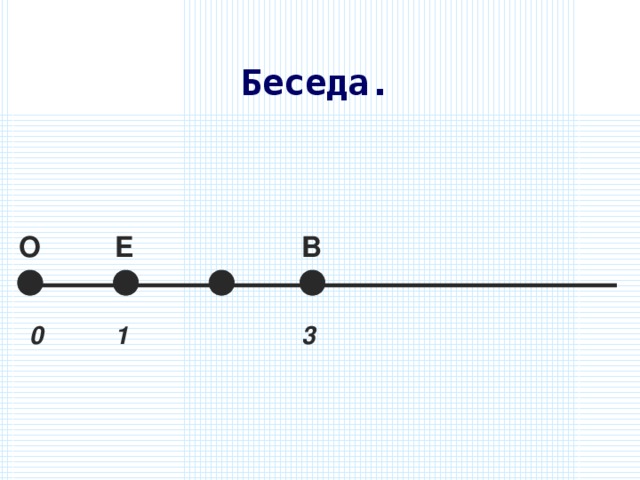 Беседа. О Е В 0 1 3